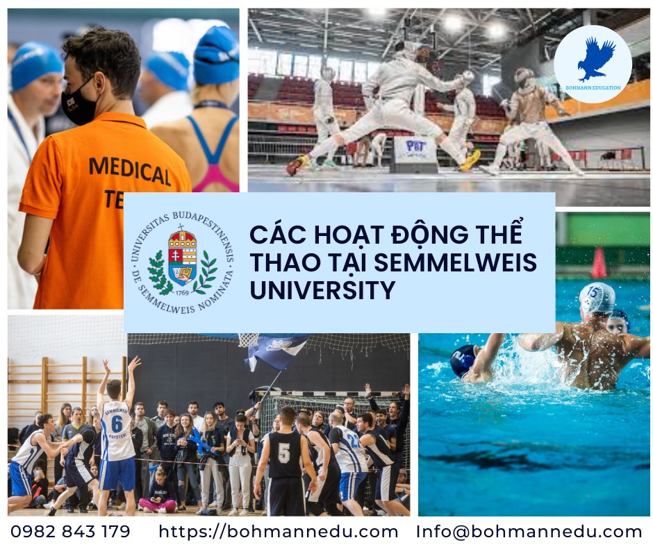 Các hoạt động thể thao tại Semmelweis University có gì?